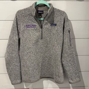 Patagonia Heathered Gray Fleece Pullover